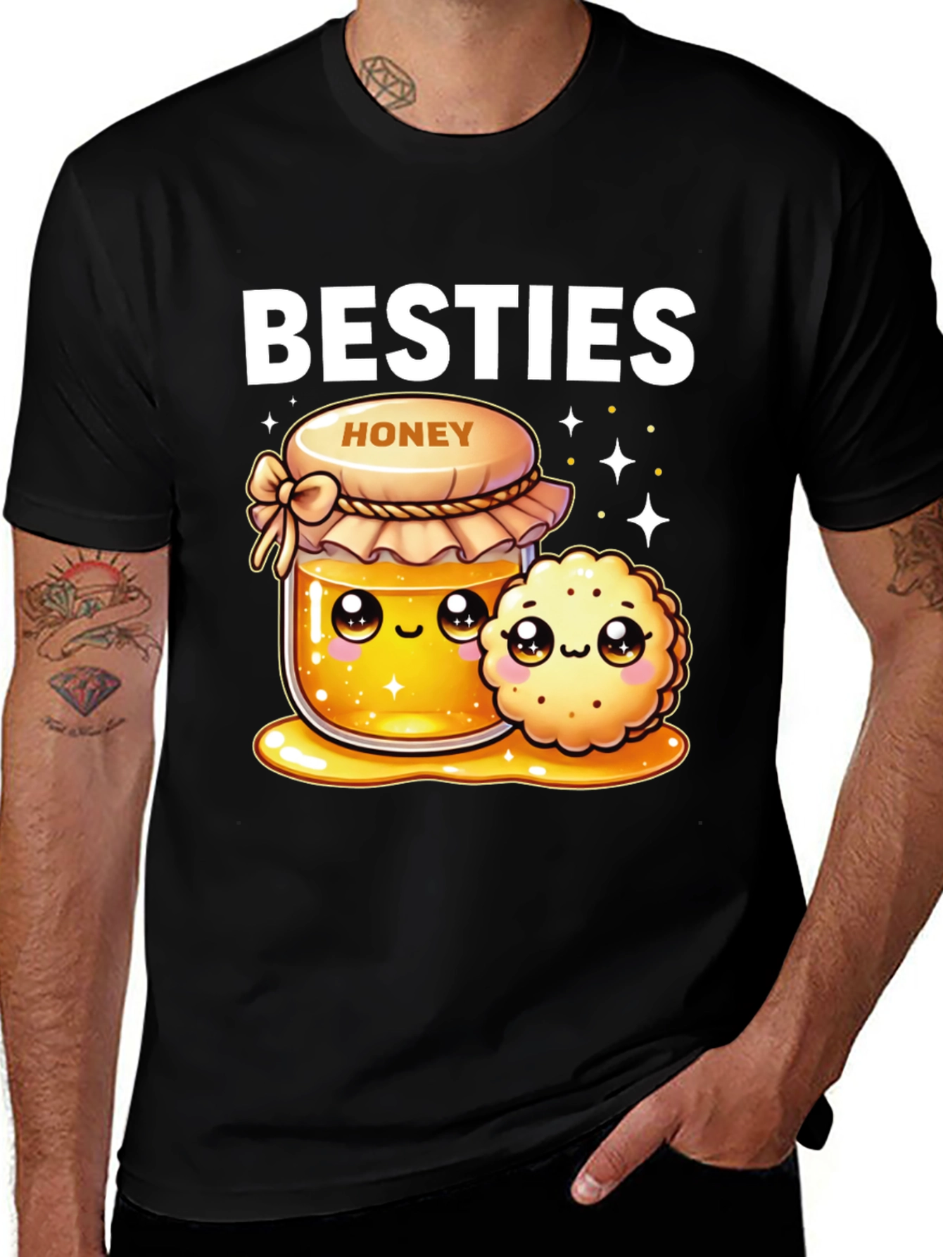 Besties Honey & Cracker Graphic Tee