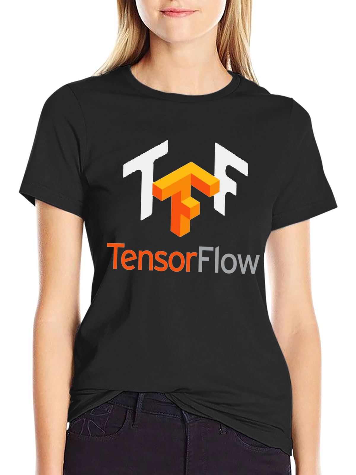 TensorFlow Black T-Shirt - Developer Apparel