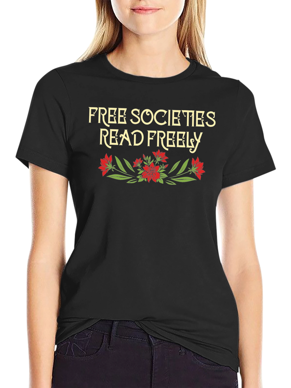 Free Societies Read Freely Graphic Tee