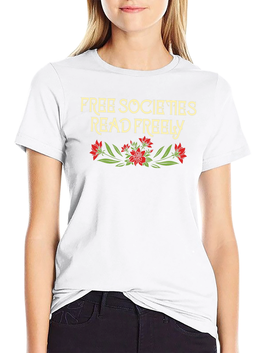Free Societies Read Freely Graphic Tee