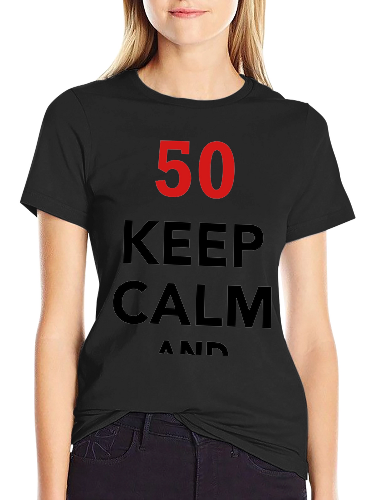 Keep Calm 50th Birthday T-Shirt