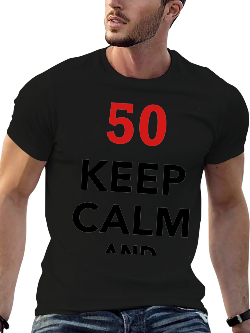 Keep Calm 50th Birthday T-Shirt