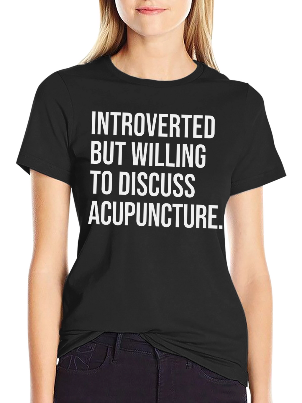 Introverted Acupuncture T-Shirt Funny Graphic Tee