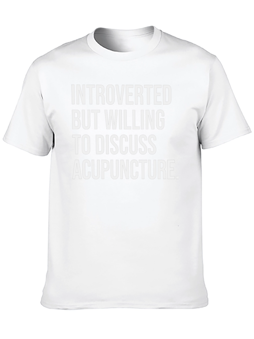 Introverted Acupuncture T-Shirt Funny Graphic Tee