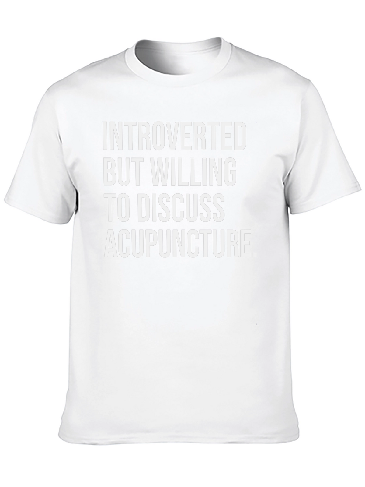 Introverted Acupuncture T-Shirt Funny Graphic Tee
