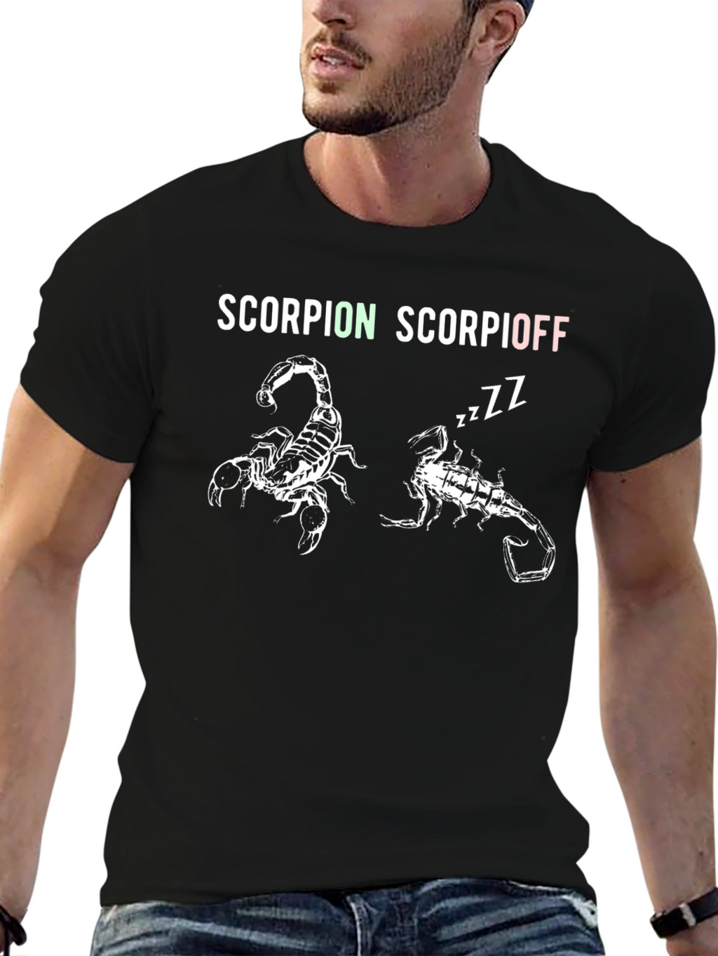 Scorpion Scorpioff Black Graphic T-Shirt