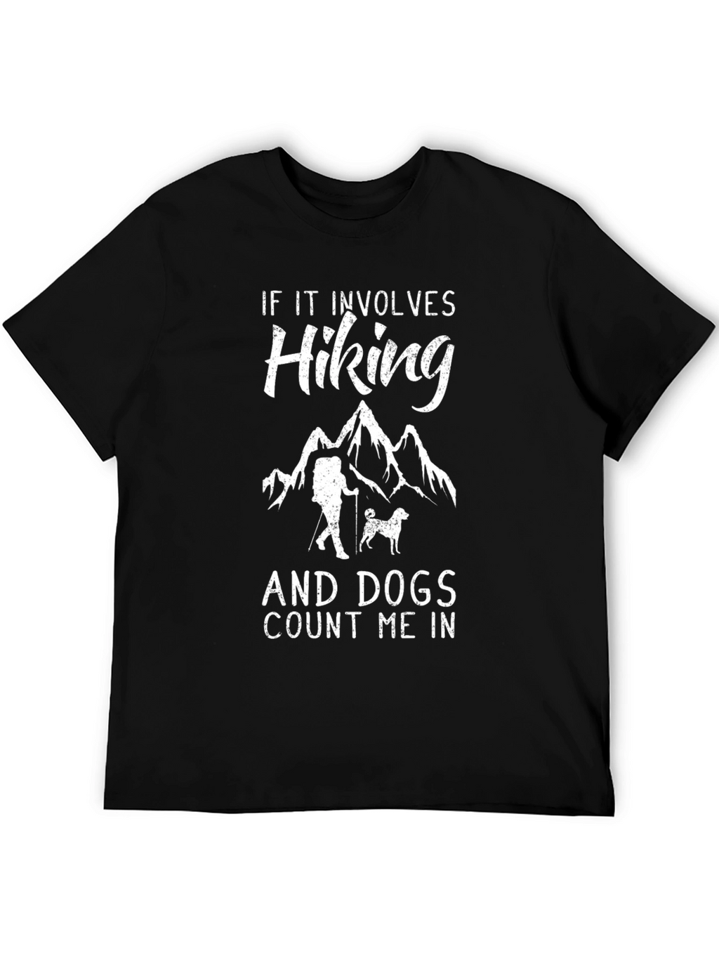 Hiking & Dogs Graphic Tee - Adventure Awaits!