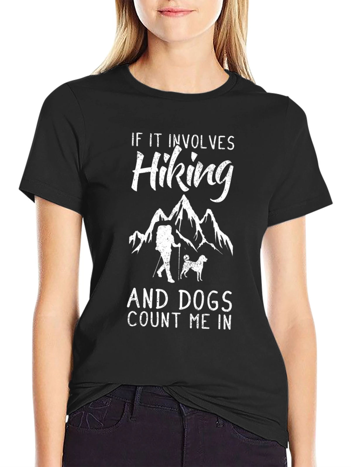 Hiking & Dogs Graphic Tee - Adventure Awaits!