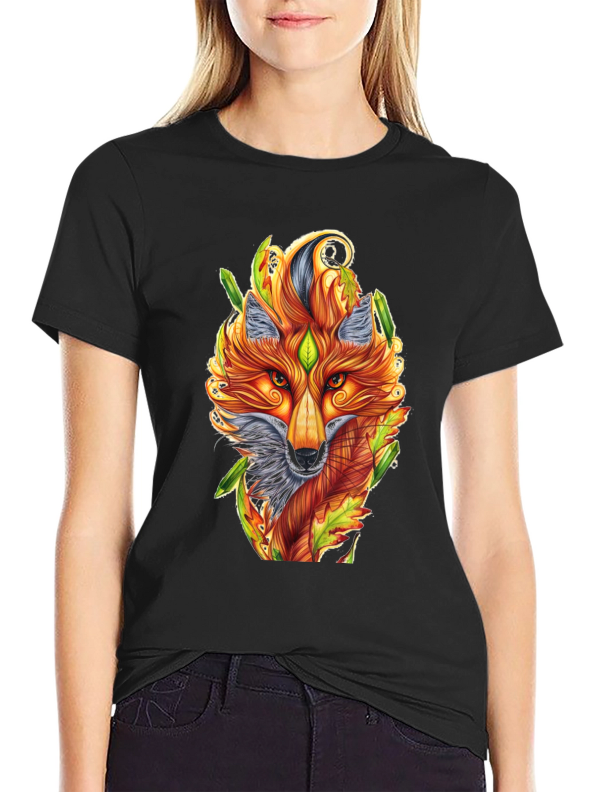 Fox Art T-Shirt - Unique Animal Design