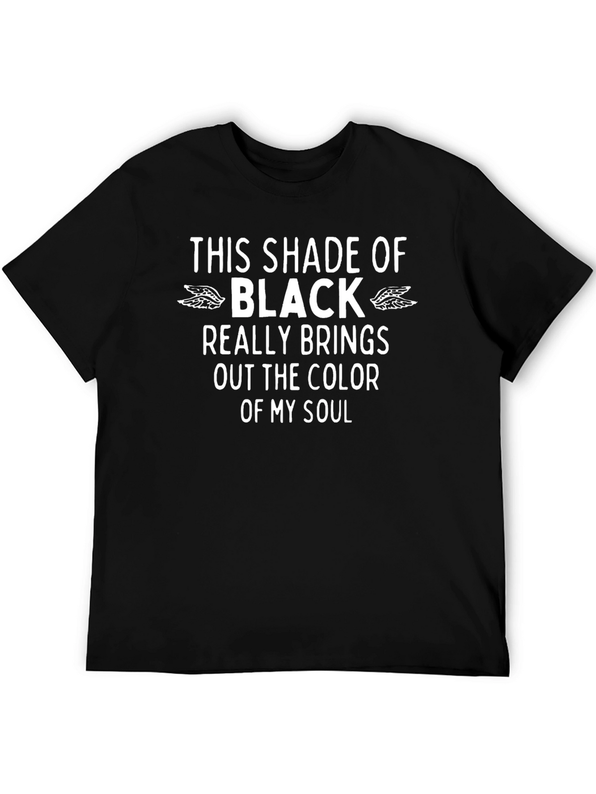Black Soul Graphic Tee - Mens Stylish Statement Shirt