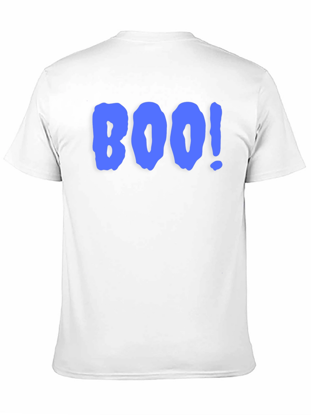 Boo! Graphic Print T-Shirt - Black Crew Neck Tee