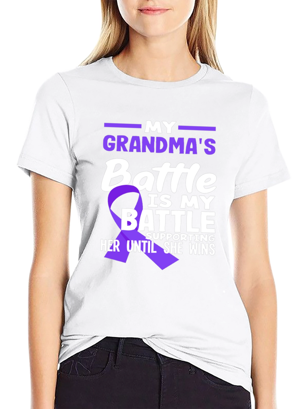 Grandmas Battle T-Shirt - Support Awareness