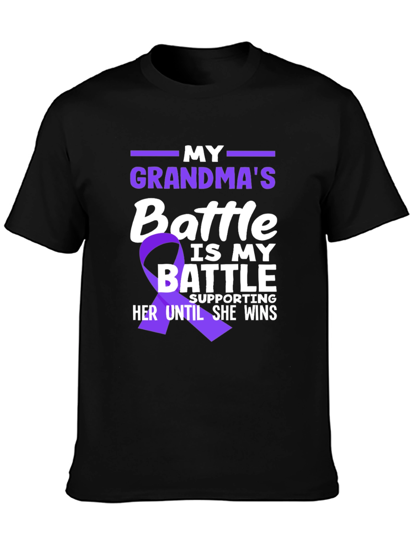 Grandmas Battle T-Shirt - Support Awareness