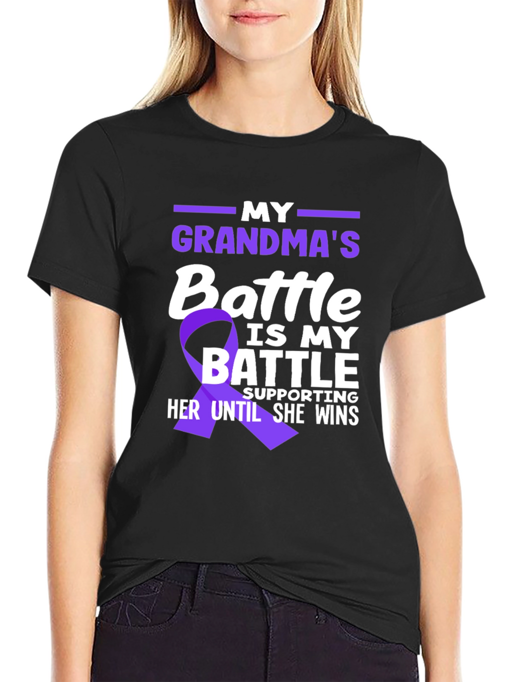 Grandmas Battle T-Shirt - Support Awareness