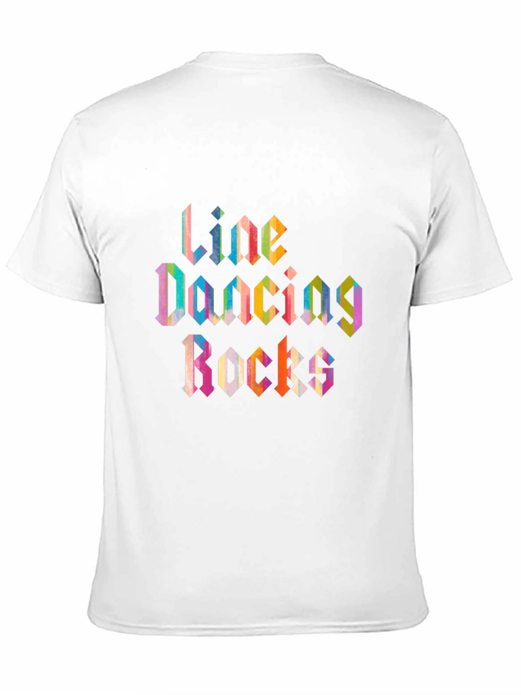 Line Dancing Rocks Graphic Tee - Black Cotton Shirt
