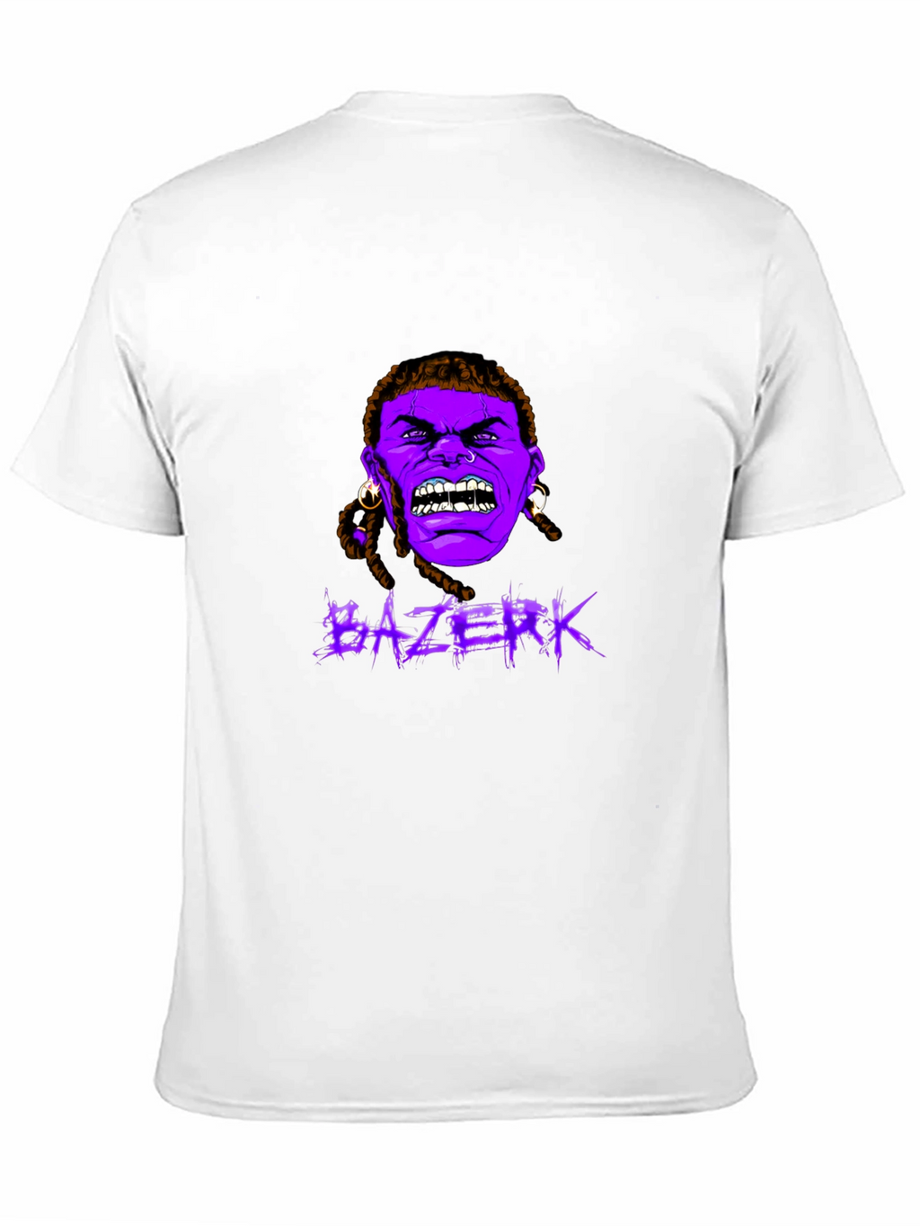 BAZERK Graphic T-Shirt - Bold Black Cotton Blend Tee