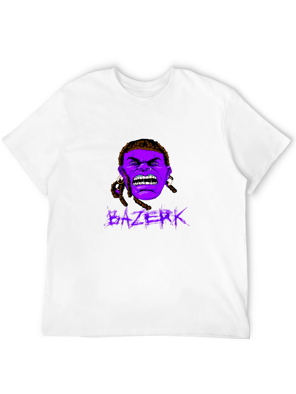 BAZERK Graphic T-Shirt - Bold Black Cotton Blend Tee