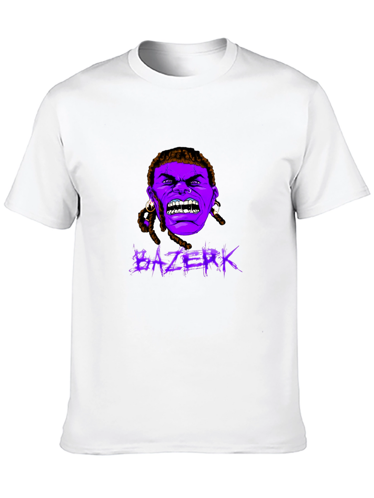 BAZERK Graphic T-Shirt - Bold Black Cotton Blend Tee