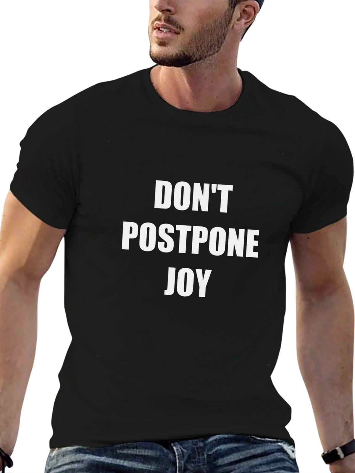 Dont Postpone Joy Graphic Tee
