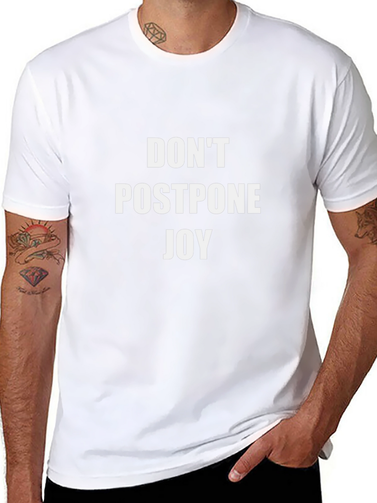 Dont Postpone Joy Graphic Tee