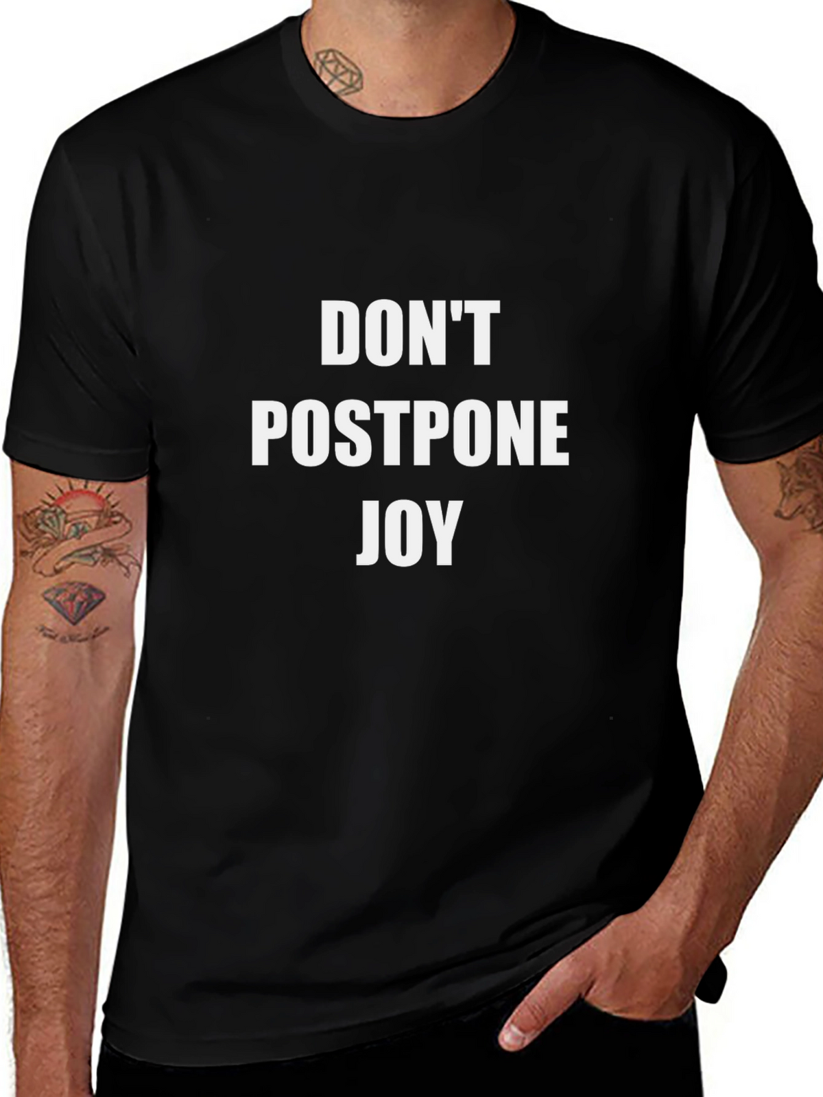Dont Postpone Joy Graphic Tee