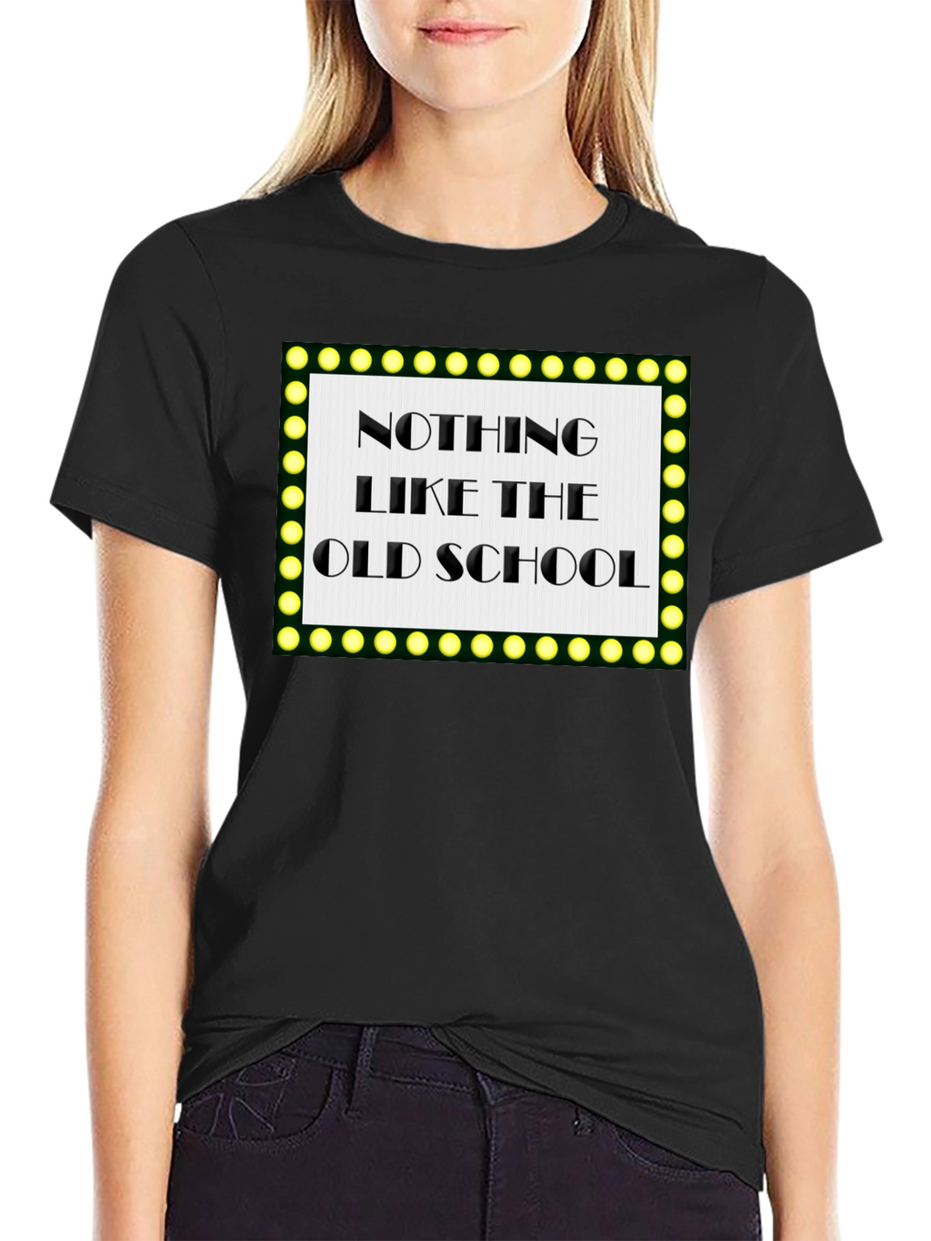 Retro Style Nothing Like the Old School Black T-Shirt