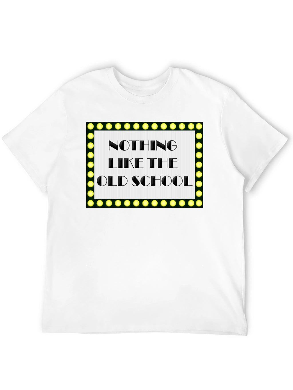Retro Style Nothing Like the Old School Black T-Shirt