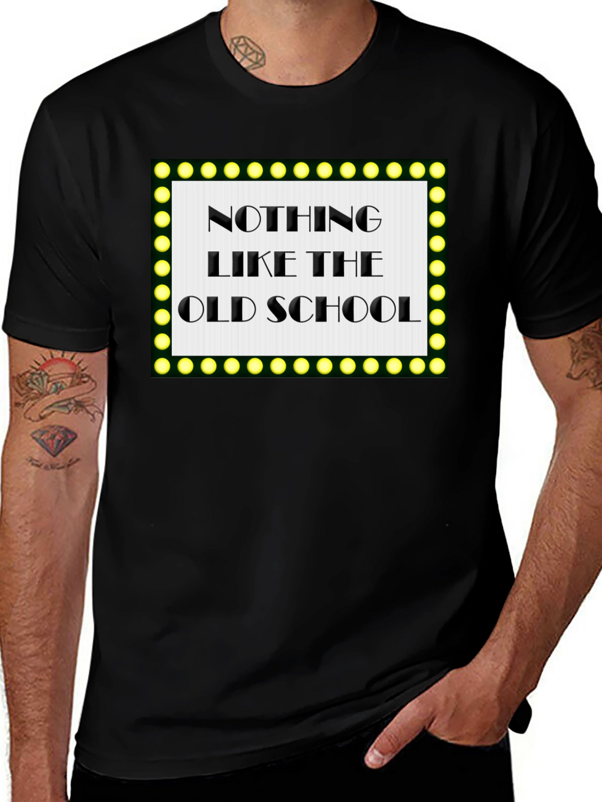 Retro Style Nothing Like the Old School Black T-Shirt