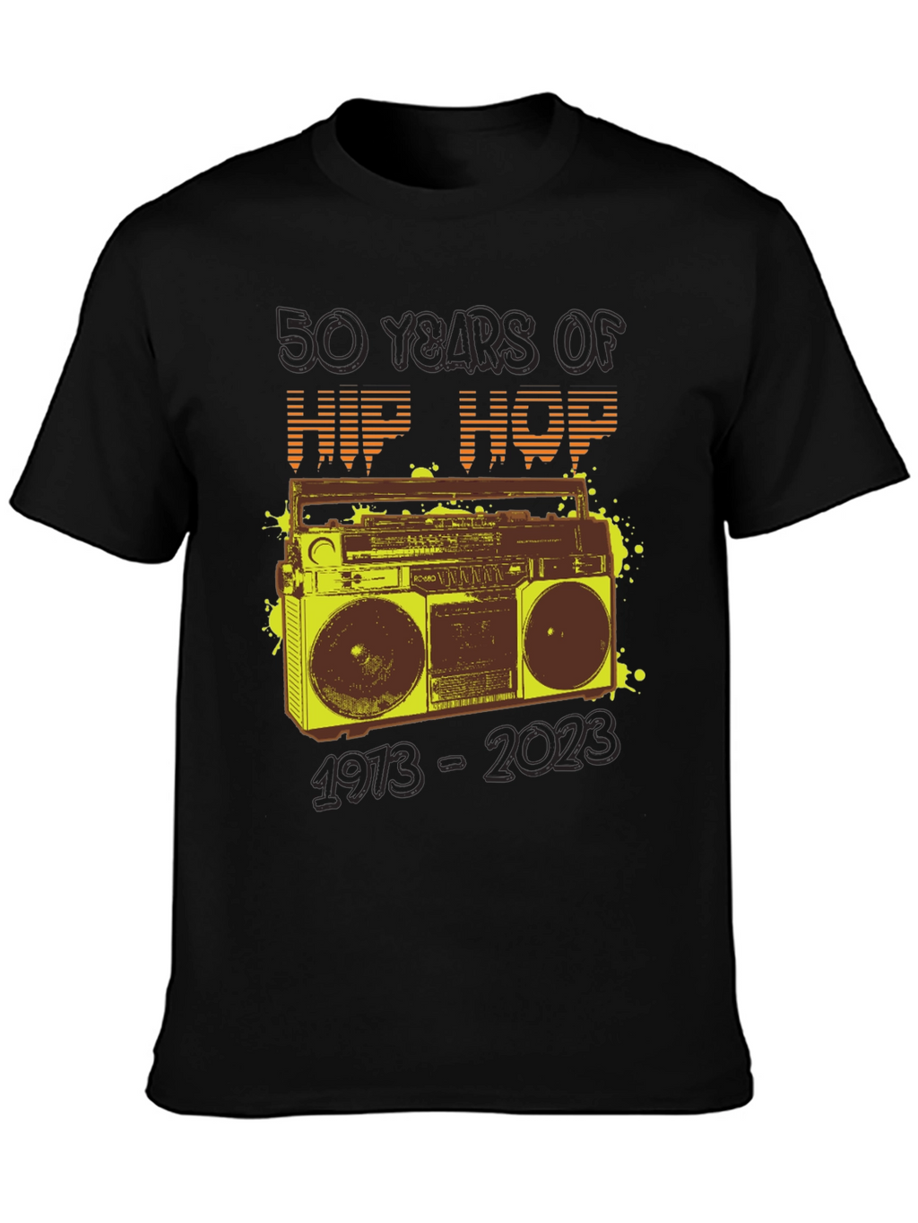 50 Years of Hip Hop Boombox Graphic Tee