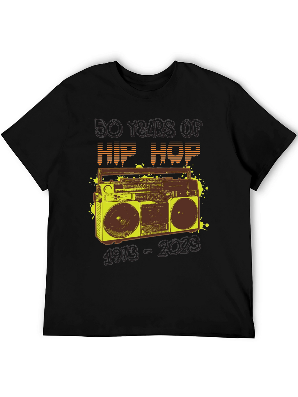 50 Years of Hip Hop Boombox Graphic Tee
