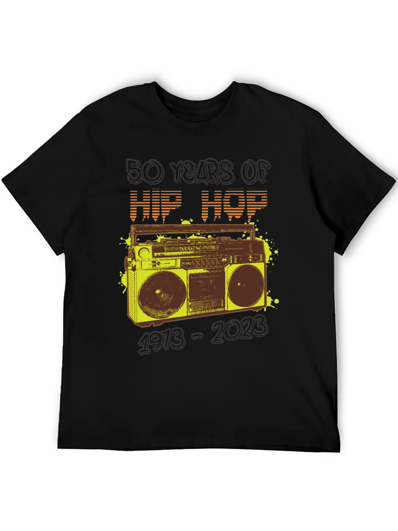 50 Years of Hip Hop Boombox Graphic Tee
