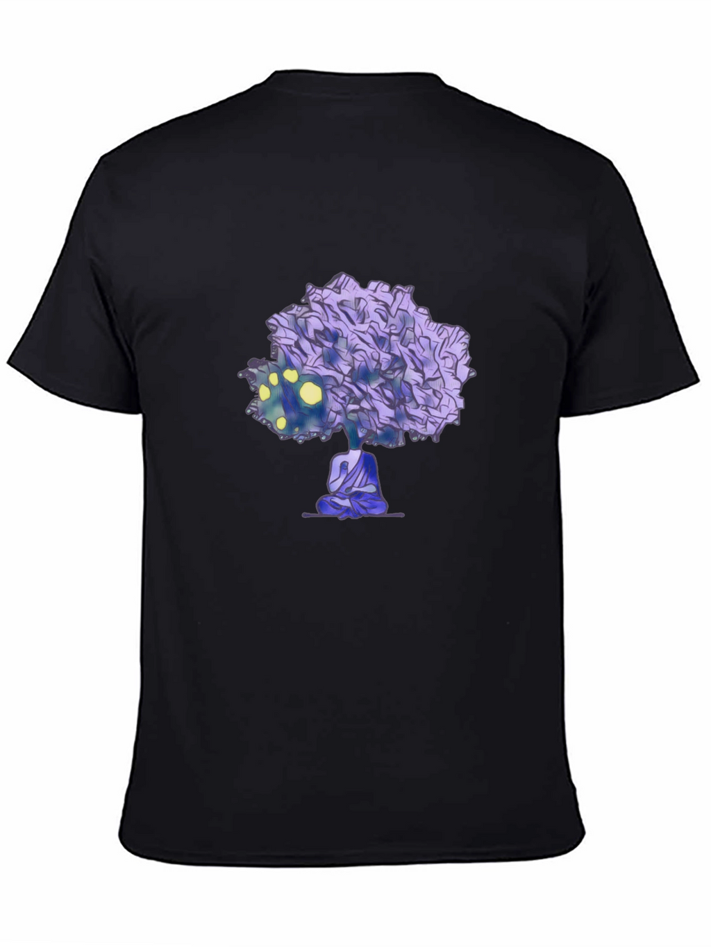 Meditative Tree Graphic Tee - Zen Style Shirt