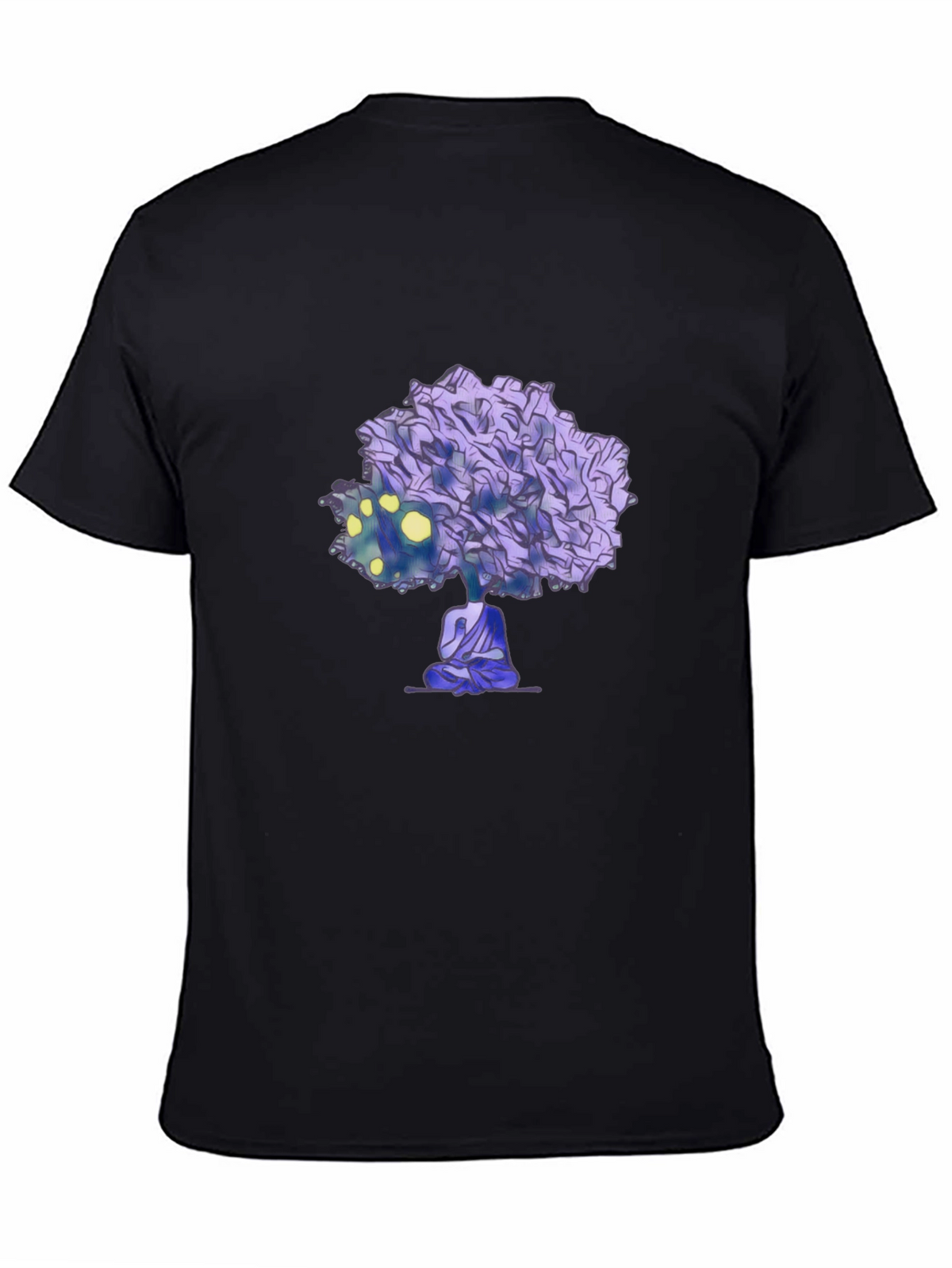 Meditative Tree Graphic Tee - Zen Style Shirt