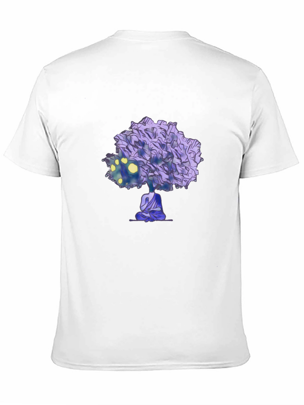 Meditative Tree Graphic Tee - Zen Style Shirt