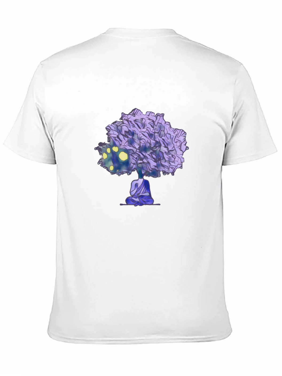 Meditative Tree Graphic Tee - Zen Style Shirt