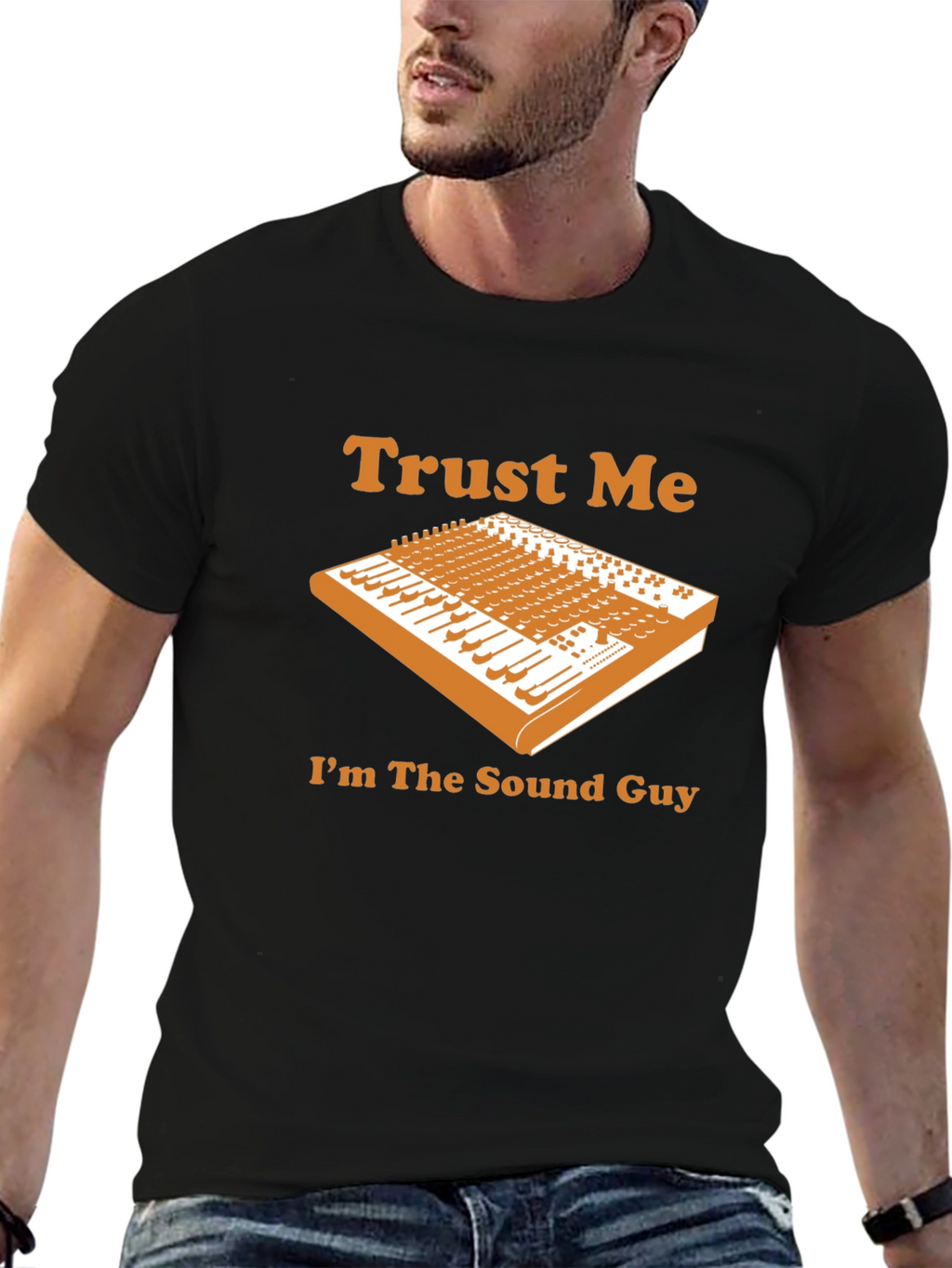 Trust Me Sound Guy Black T-Shirt