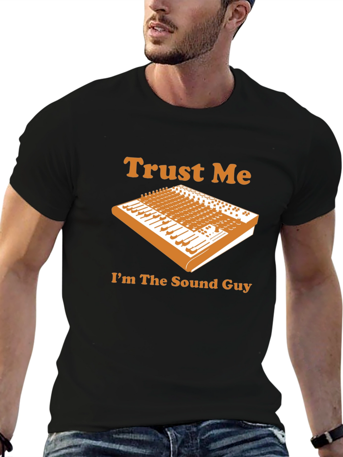 Trust Me Sound Guy Black T-Shirt