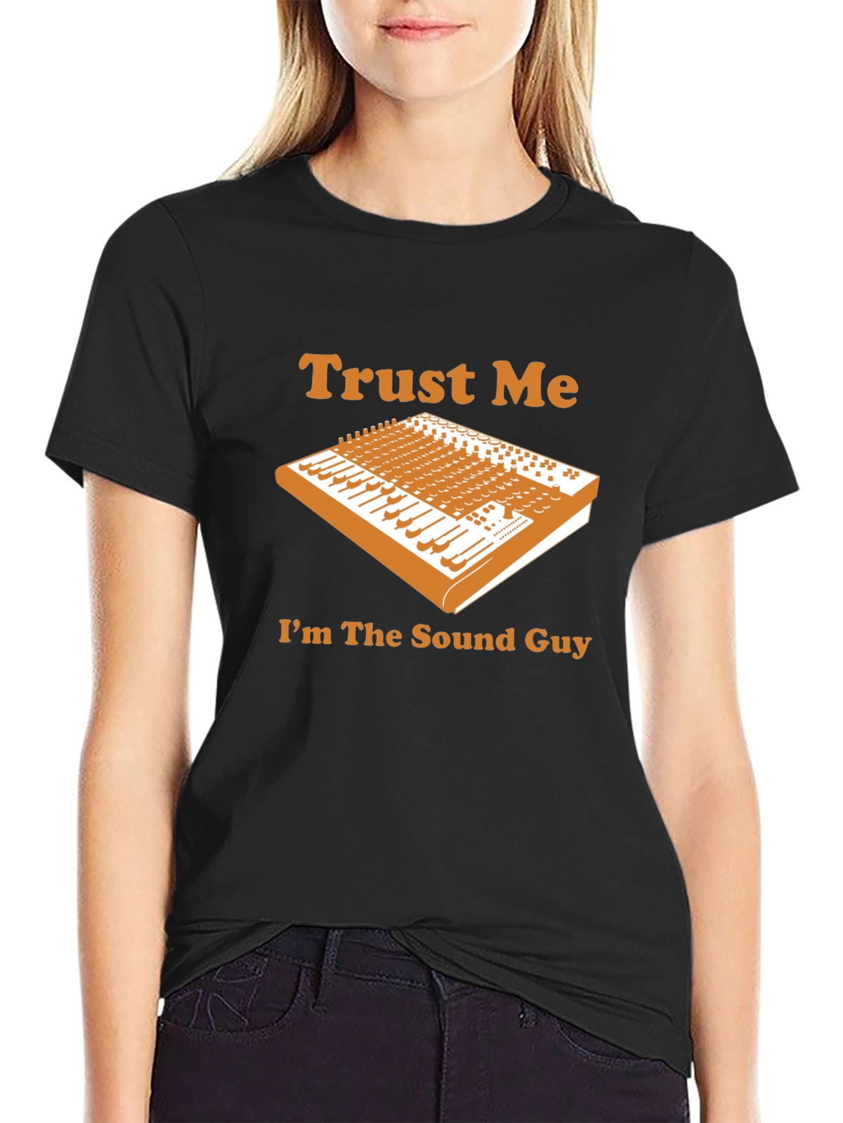 Trust Me Sound Guy Black T-Shirt