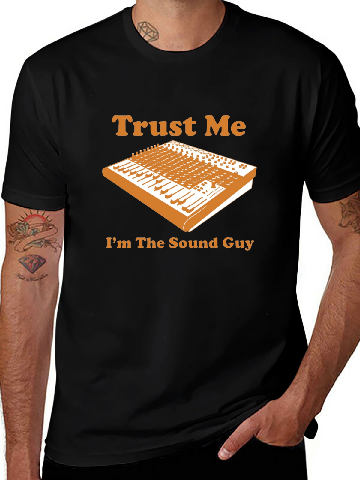 Trust Me Sound Guy Black T-Shirt