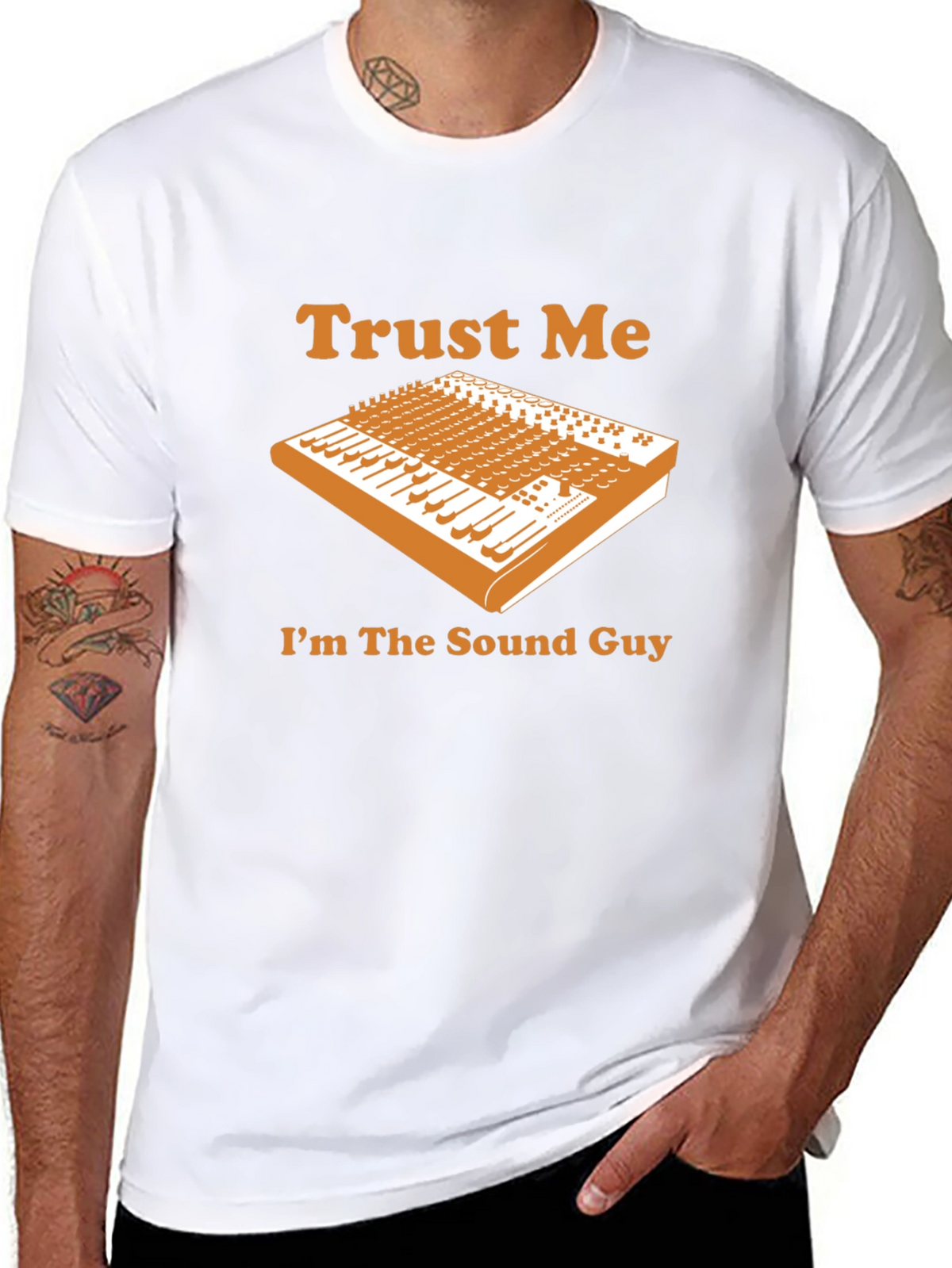 Trust Me Sound Guy Black T-Shirt