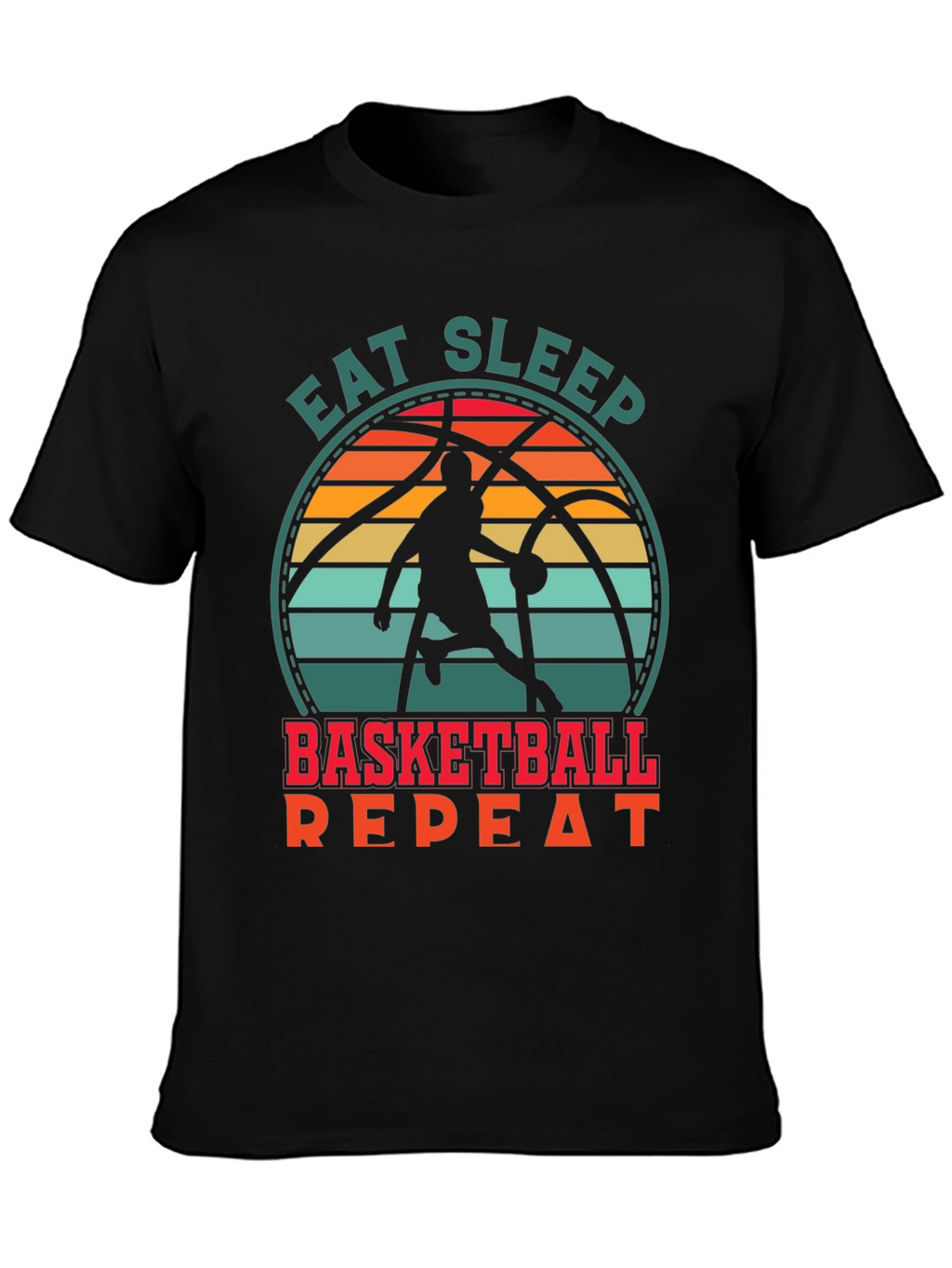Eat Sleep Basketball Repeat T-Shirt