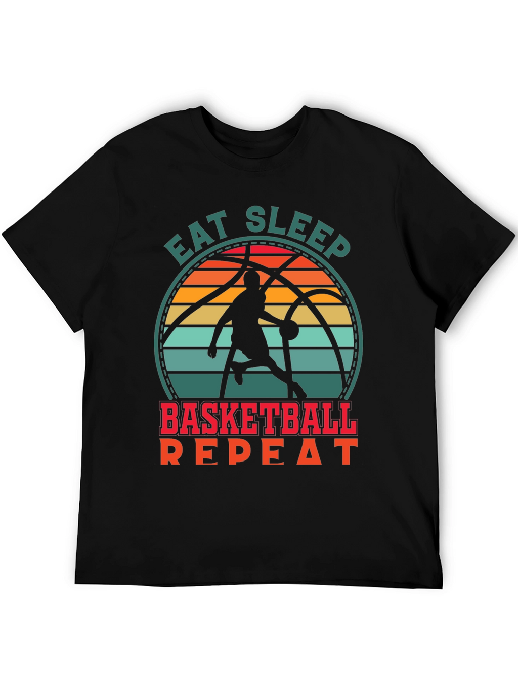 Eat Sleep Basketball Repeat T-Shirt
