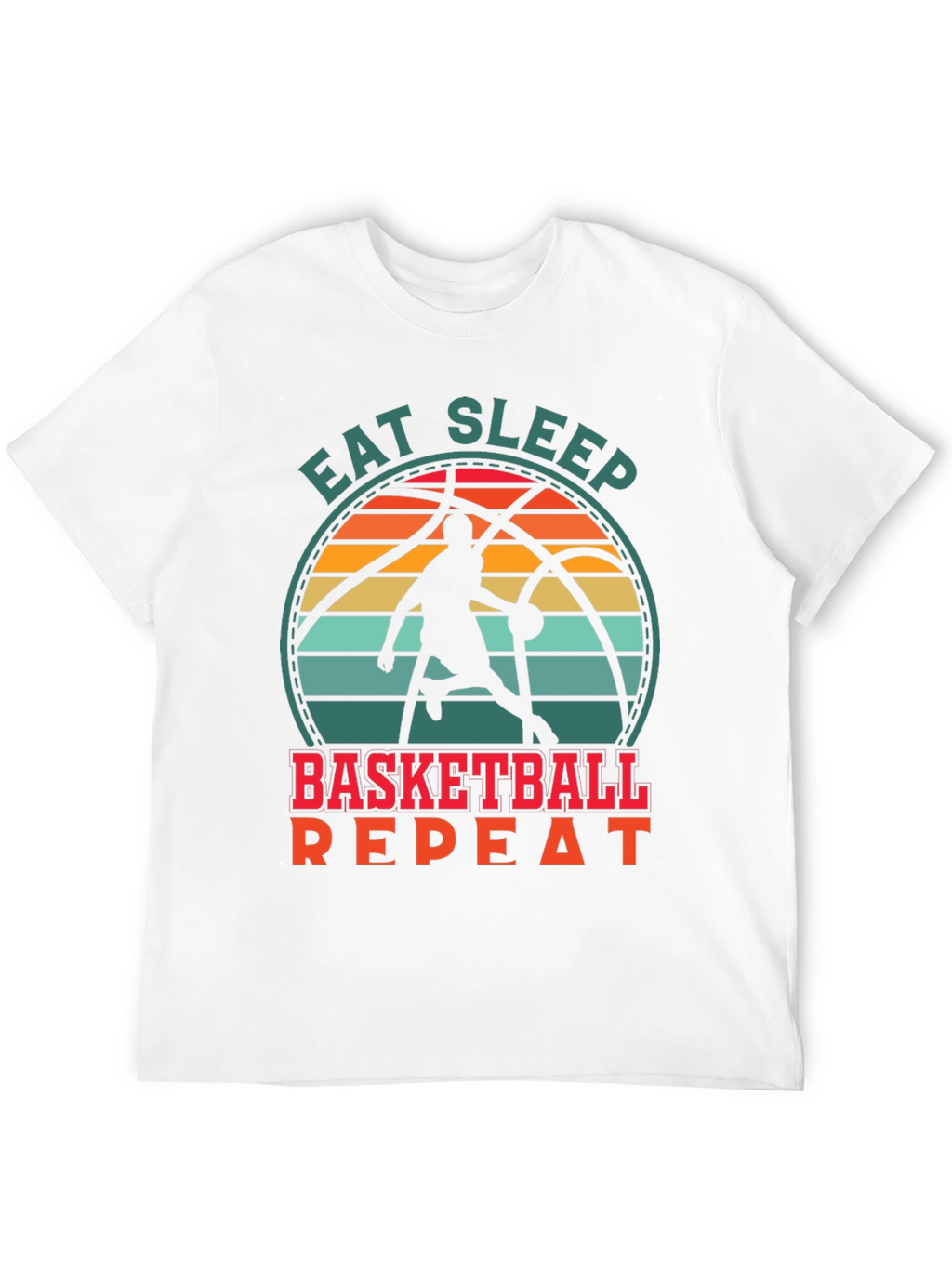Eat Sleep Basketball Repeat T-Shirt