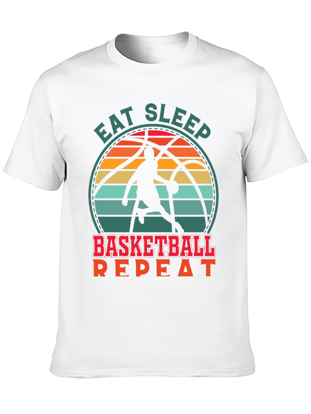 Eat Sleep Basketball Repeat T-Shirt