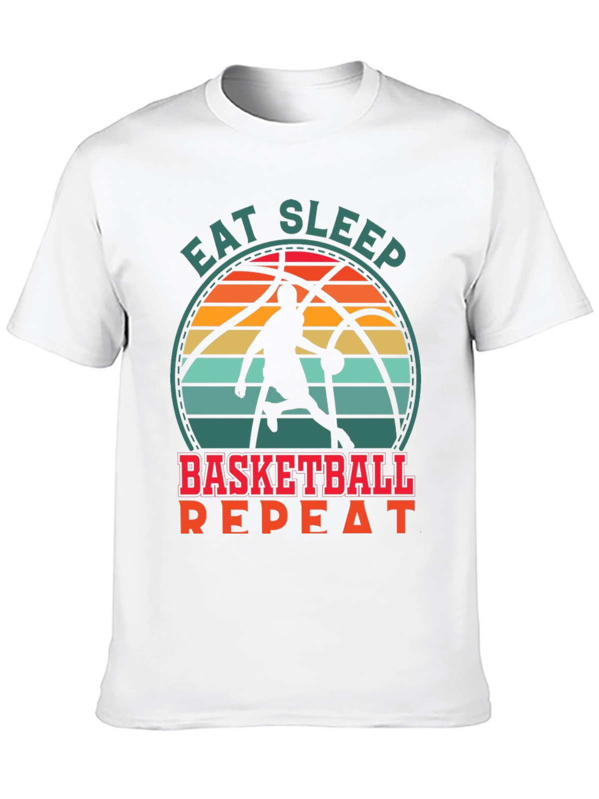 Eat Sleep Basketball Repeat T-Shirt