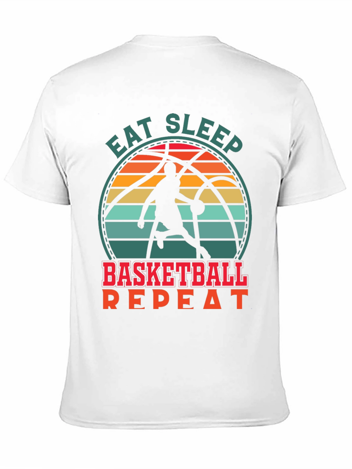 Eat Sleep Basketball Repeat T-Shirt