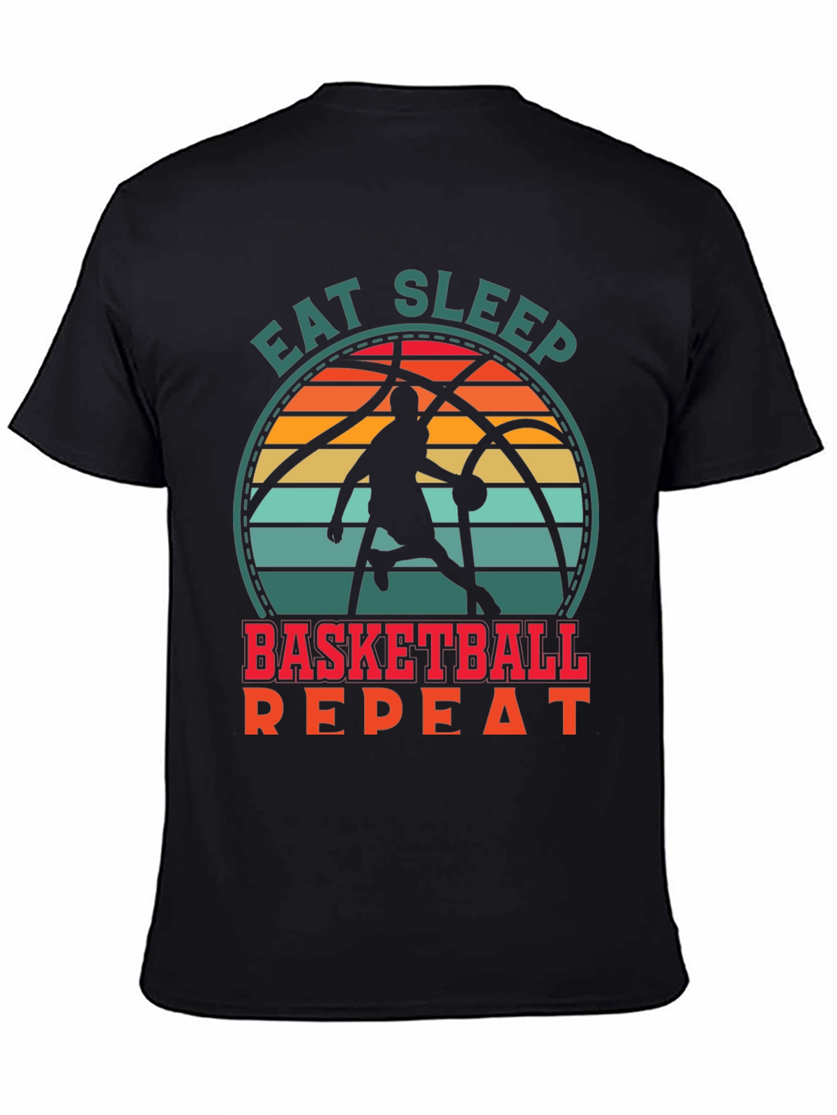 Eat Sleep Basketball Repeat T-Shirt