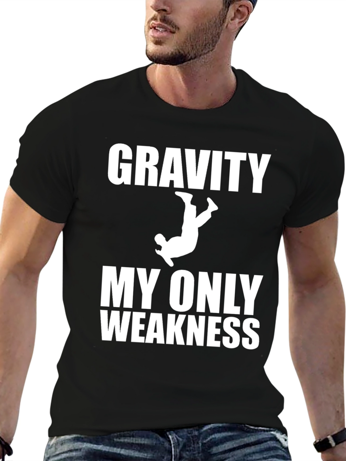 Gravity My Only Weakness Black T-Shirt
