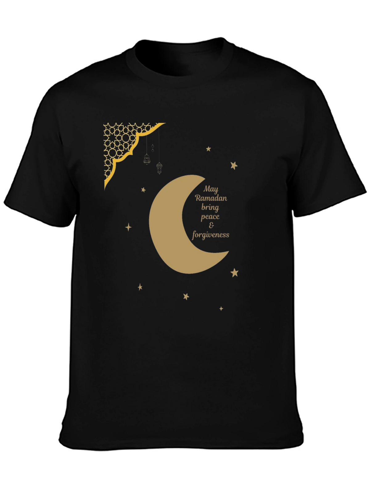Ramadan Peace T-Shirt - Black