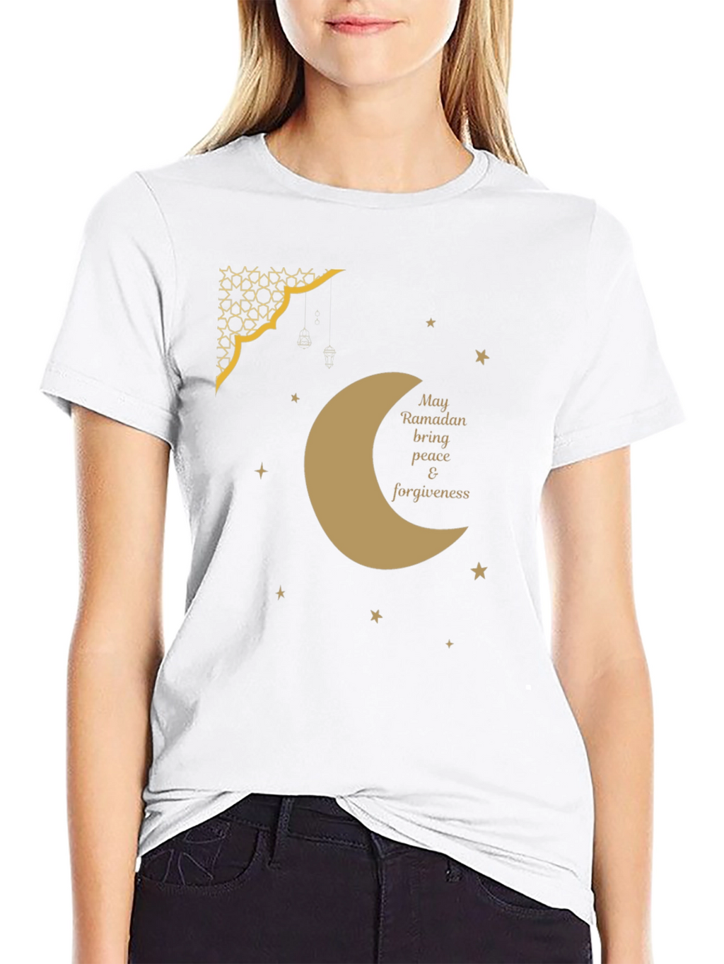 Ramadan Peace T-Shirt - Black